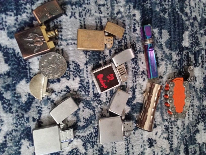 Zippos And Others Lighter Collection