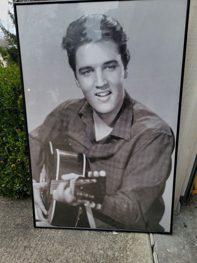 Framed Elvis Presley Movie Poster