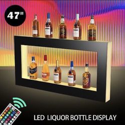 LED Lighted Bottle Display, 48" Square Lighted Display. $100.00 FIRM!!