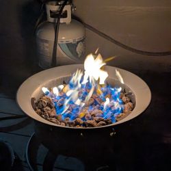 Fire Pit + Propane Tank Bundle