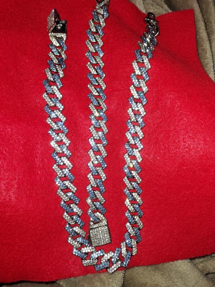 Cuban Necklace And Bracelet