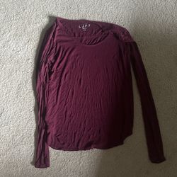Maroon Long Sleeve Tshirt