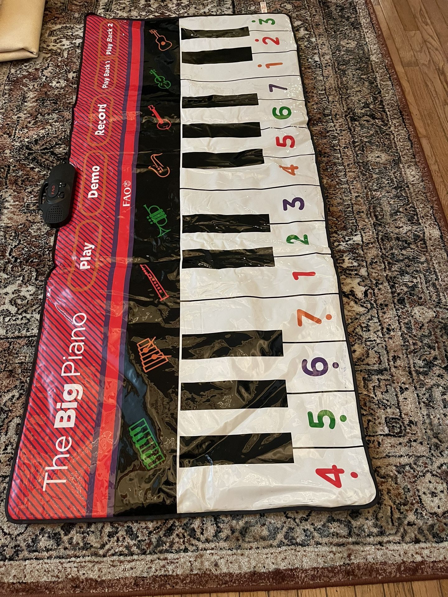 Musical soft cushion for kids