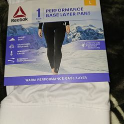 Womens Size Large OR XL Reebok Base Layer Pants