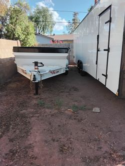 7 X 14 Dump Trailer- Equipment Hauler 