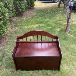Wooden Storage Bench