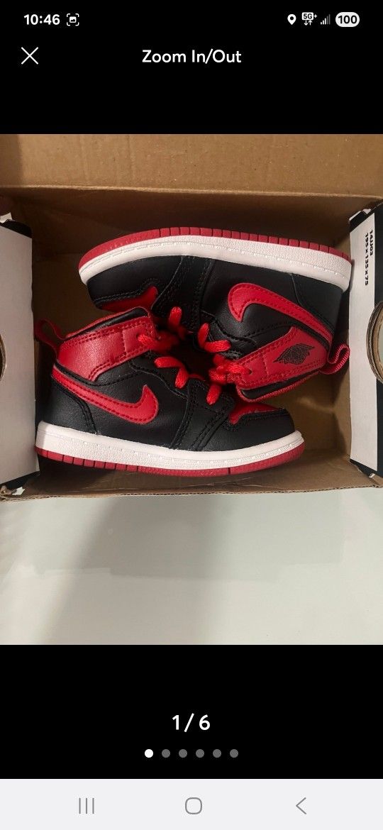 Jordan 1 mid size 6c
