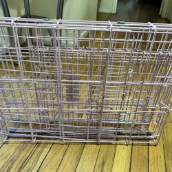 Small Dog Pink Cage