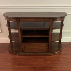 Console Table / Storage Shelves And Drawer