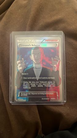 Giovanni scheme Pokémon card please kindly read the description