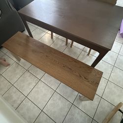 Dining Room Table With Bench 