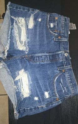 Women's jeans shorts new never used size 5