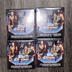 2026 WWE  Topps Chrome Wrestlemania Exclusive Logofractor Edition