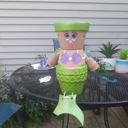 Mermaid Flower Pot