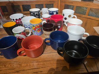 Mixed Lot of Assorted Coffee Mugs
