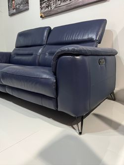 Blue Recliner Sofa $800