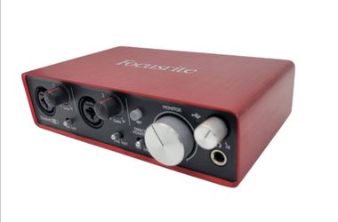 Focusrite Scarlett 2i2 2nd Gen USB Audio Interface - Tested & Works Great