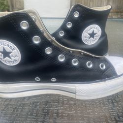 Leather Converse