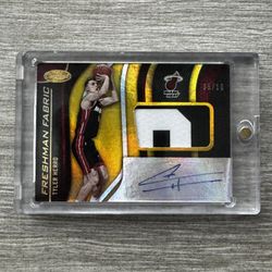 Tyler Herro RPA /10 Panini Certified Freshman Fabric