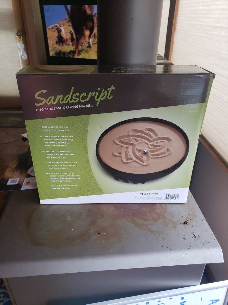 Magnetic Sand Zen Garden Sandscript Automatic Sand Art Drawing Machine
