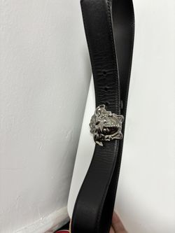 LA MEDUSA LEATHER BELT 4CM