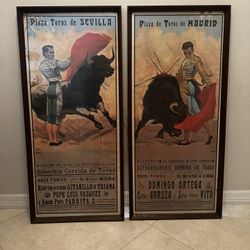 2 Plaza Toros De Sevilla 1946 & 1947 Posters