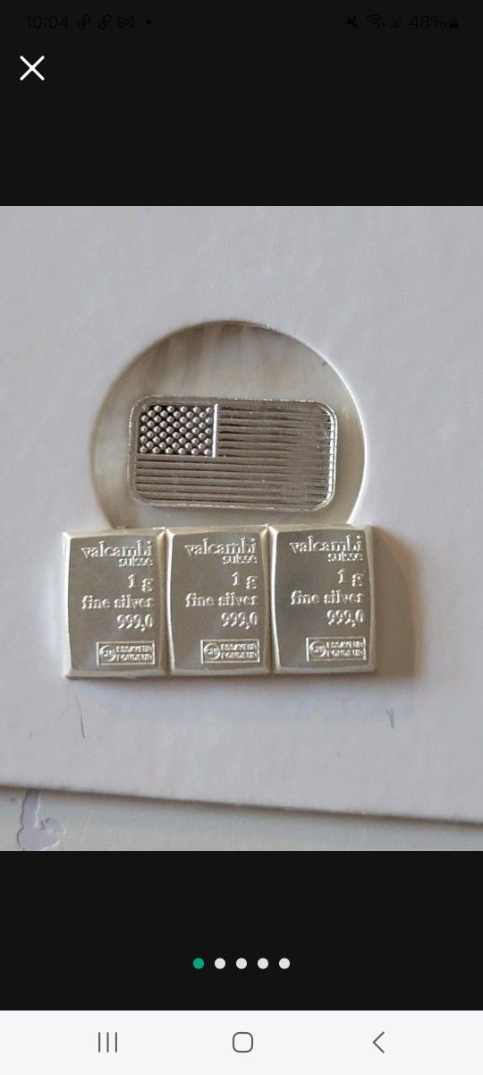 4g Silver Bundle [1g Design] (3g Valcambi Bars)