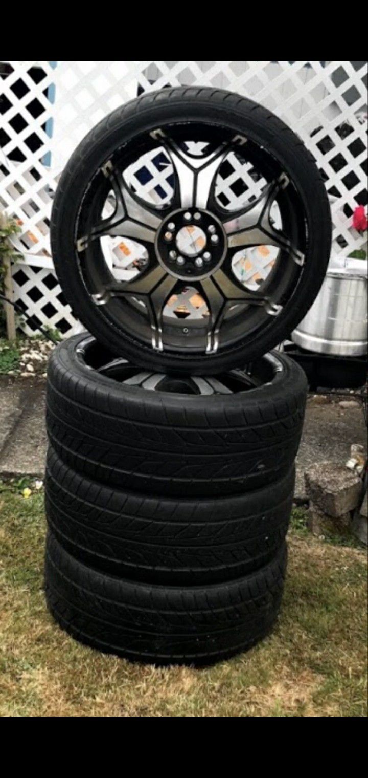 20" Rims brand new tires
