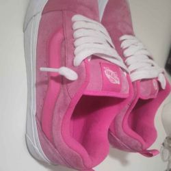 Knu Skool Vans Hot Pink 