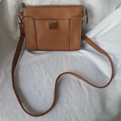 Jones New York Signature Tan Crossbody Purse Handbag 