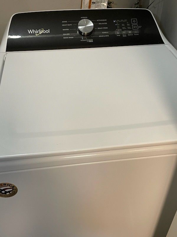 Whirlpool Washer & Dryer  6 Months Old