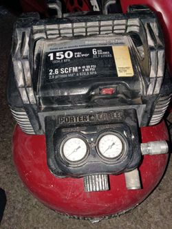 Porter-Cable 6 Gallon Air Compressor 150 PSI