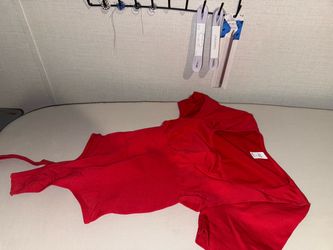 Red Long Sleeve Top