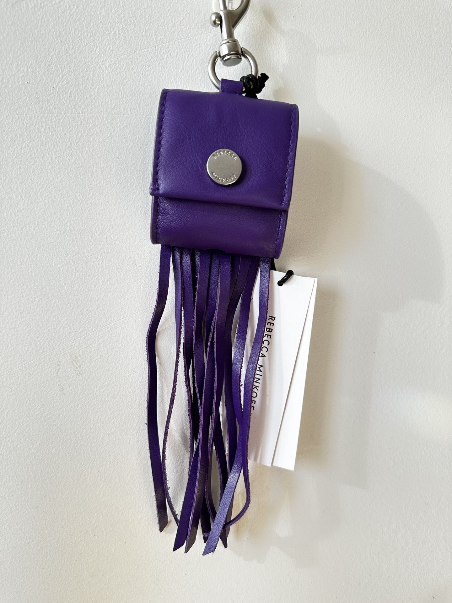 Airpod case Rebecca Minkoff Leather Apple Airpods Case / Keychain