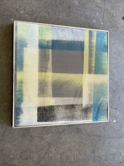 Square Artwork With Thick Frame And Light Weighted