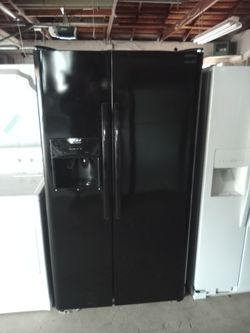Black fridge