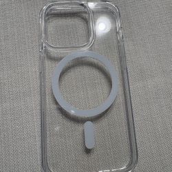 Clear iPhone 15 Pro Phone Case MagSafe