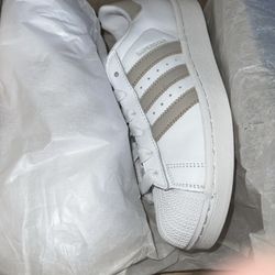 Size 7 1/2 Adidas Superstar 2 White Wonder Beige W
