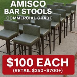 🔥 Amisco Commercial Bar Stools – 20 Available – $100 Each (Retail $350–$700+) 