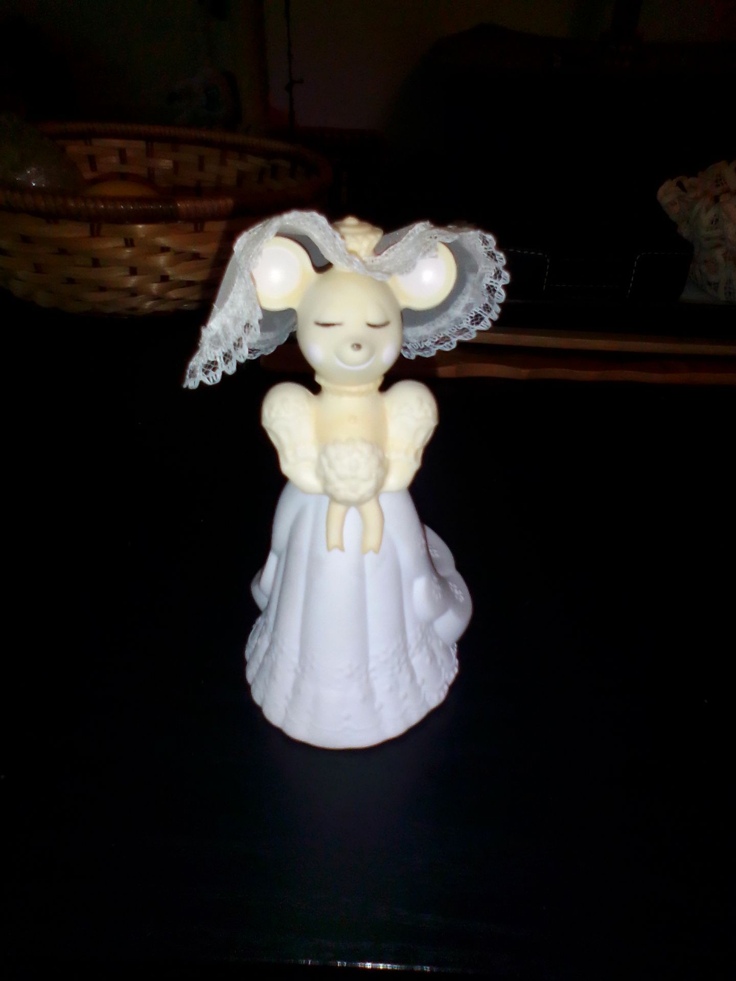 Vintage Avon bride and groom mouse set