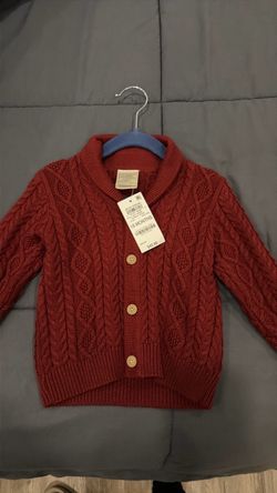 Baby Boy Cable Knit Cardigan 18 Months