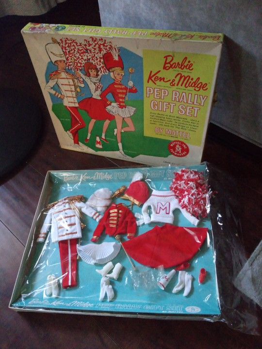 Vintage Barbie Original Set With Box. Used But Clothing Like New!