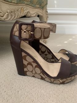 Coach Wedge Sandals