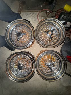 basket wire wheels 15”