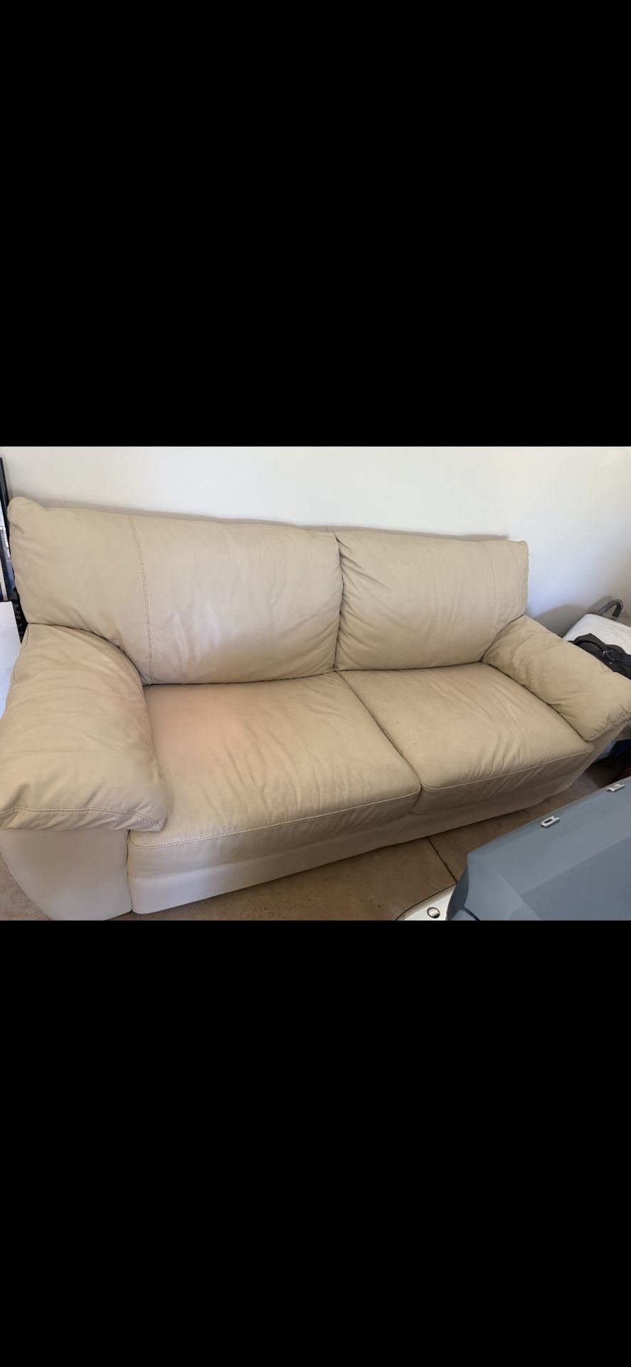 Leather couch