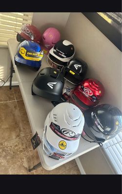 Youth Softball/baseball Helmets, Face Guards, & Defense Fielders Mask - Prices Vary