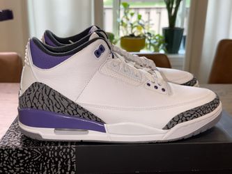 Jordan 3 Dark Iris 11M New