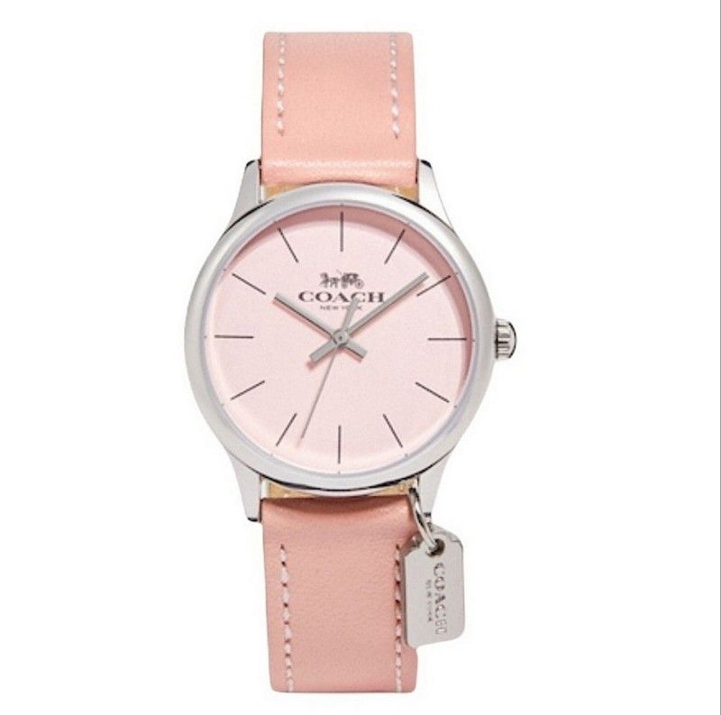 COACH 32MM LEATHER STRAP WOMEN'S WATCH
"RUBY" BLUSH PINK IN COACH GIFT BOX