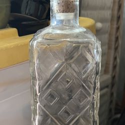 glass liquor bottle