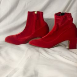  Real Rupert Sanderson Velvet Booties 